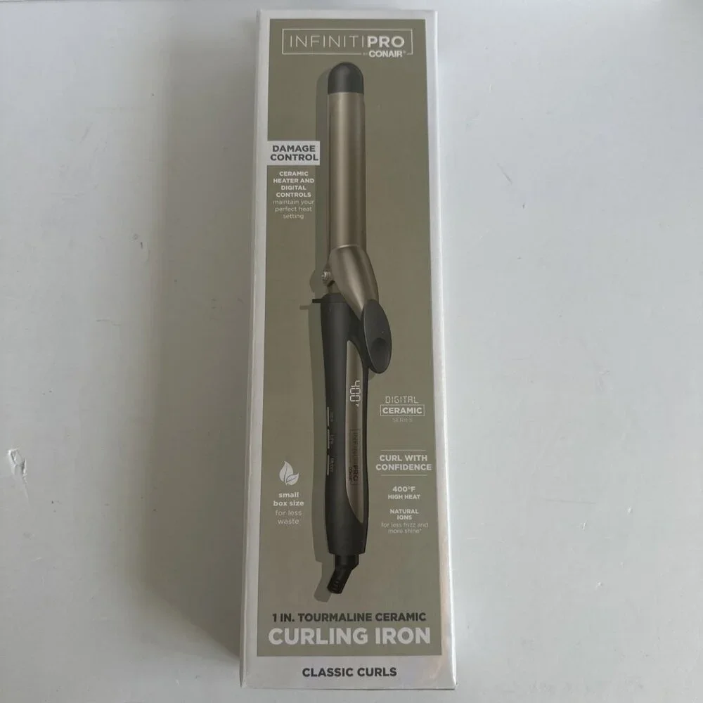 InfinitiPRO by Conair 1 in. Tourmaline Ceramic Curling Iron for Classic Curls
